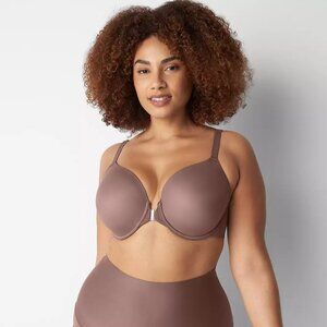 Lane Bryant Totally Smooth Full Coverage Front-Close Bra in Deep Taupe Size 38F